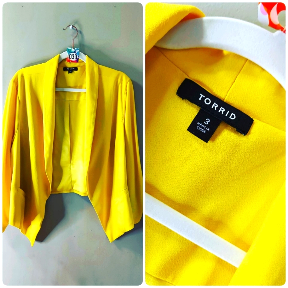 Sunny Yellow Blazer